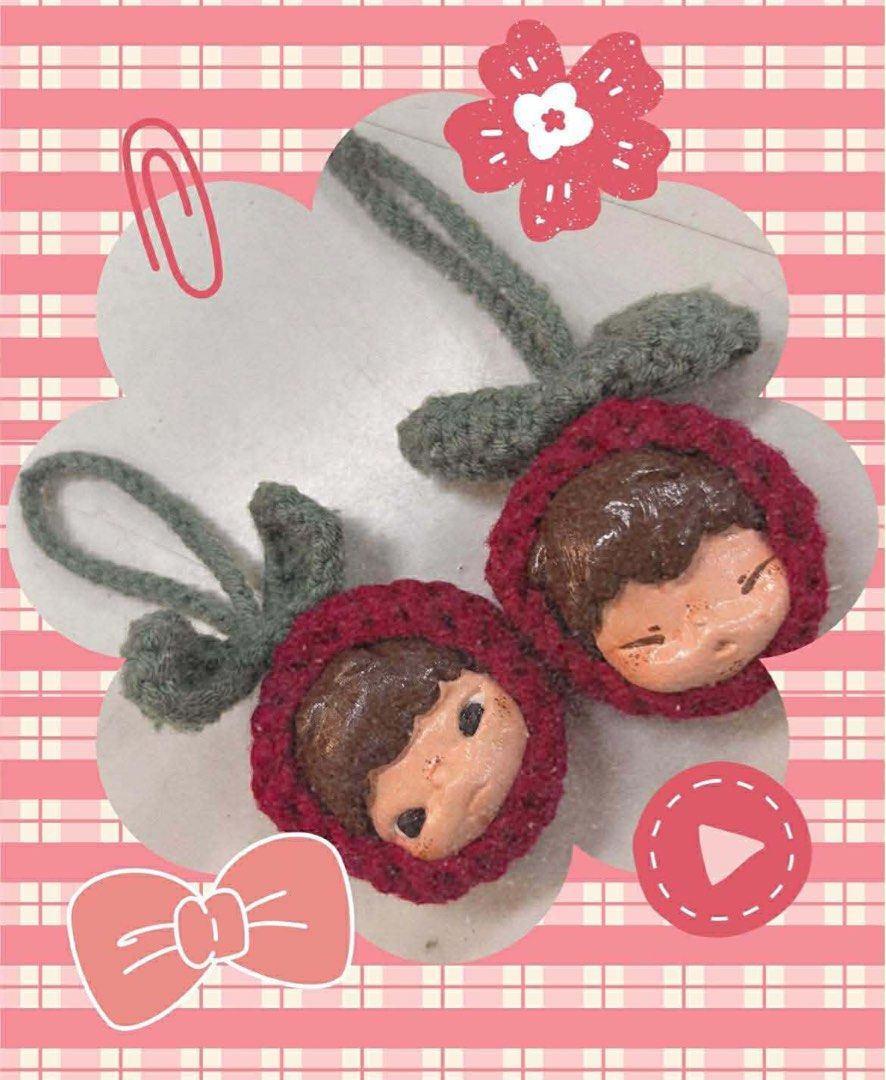 Customized Hirono Keychain (Category: Handmade Craft) located in Tarlac. Submitted by jkapprl (Listing ID 1421987293, Image 2). Description: handmade (design your own) with crochet accessories Pre-order (1 week process) Payment first before ordering J&T GCASH.