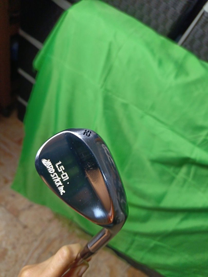 Hard Stick Inc. LS-01 Golf Wedge (Category: Golf) located in Manila. Submitted by yeonmei5614747 (Listing ID 1421953722, Image 1). Description: - Hard Stick Inc. LS-01 Golf Wedge - 52-degree loft - True Temper Dynamic Gold shaft - Silver club head - Perfect for improving your short game!.