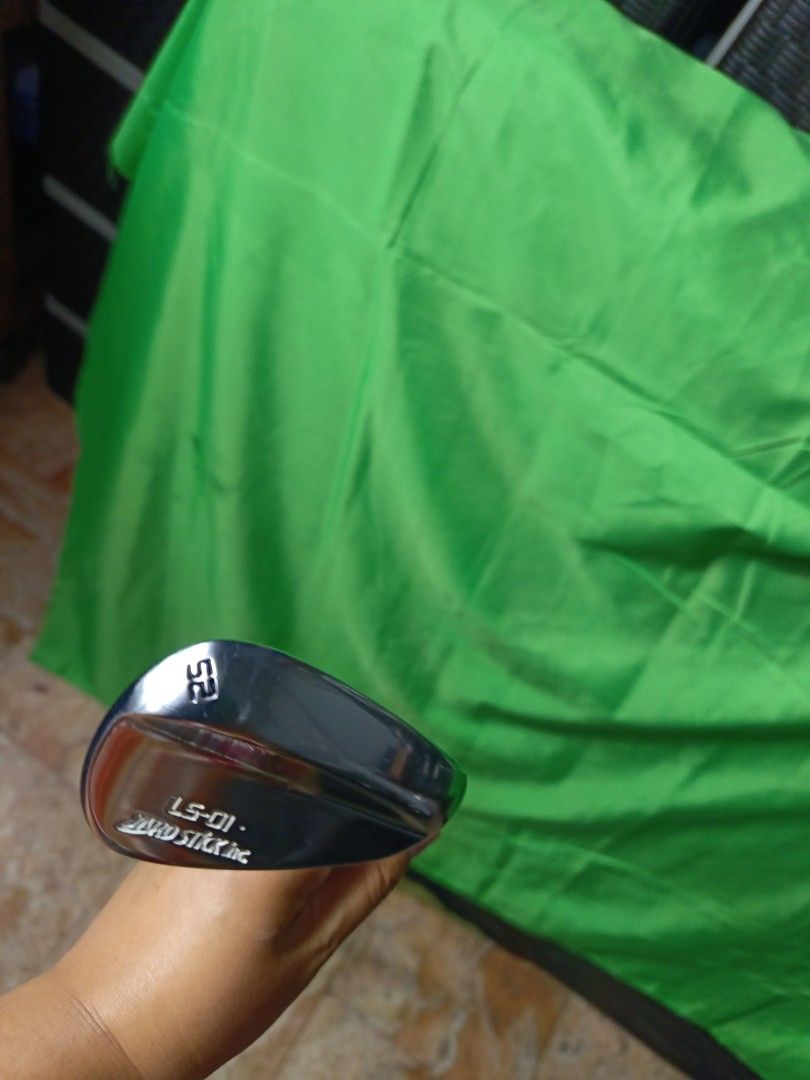 Hard Stick Inc. LS-01 Golf Wedge (Category: Golf) located in Manila. Submitted by yeonmei5614747 (Listing ID 1421953722, Image 2). Description: - Hard Stick Inc. LS-01 Golf Wedge - 52-degree loft - True Temper Dynamic Gold shaft - Silver club head - Perfect for improving your short game!.