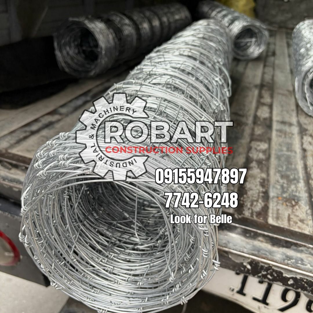 HOG Wire (Category: Construction & Building Materials) located in Caloocan City. Submitted by beyyroque37874 (Listing ID 1421948494, Image 2). Description: Hogwire Size: 9holes x 40yards 𝑹𝑶𝑩𝑨𝑹𝑻 𝑪𝑶𝑵𝑺𝑻𝑹𝑼𝑪𝑻𝑰𝑶𝑵 𝑺𝑼𝑷𝑷𝑳𝑰𝑬𝑺 Office Address: 1405 Yuseco St. Sta Cruz Manila SEND US MESSAGE FOR INQUIRIES ‼️‼️ Glb/Vibr: 0915-594-7897 Smrt: 0961-448-5593 Landline: (7746-6248 / 7002-2872) 𝓛𝓞𝓞𝓚 𝓕𝓞𝓡 𝓑𝓔𝓛𝓛𝓔 🔵100% Trusted Suppl