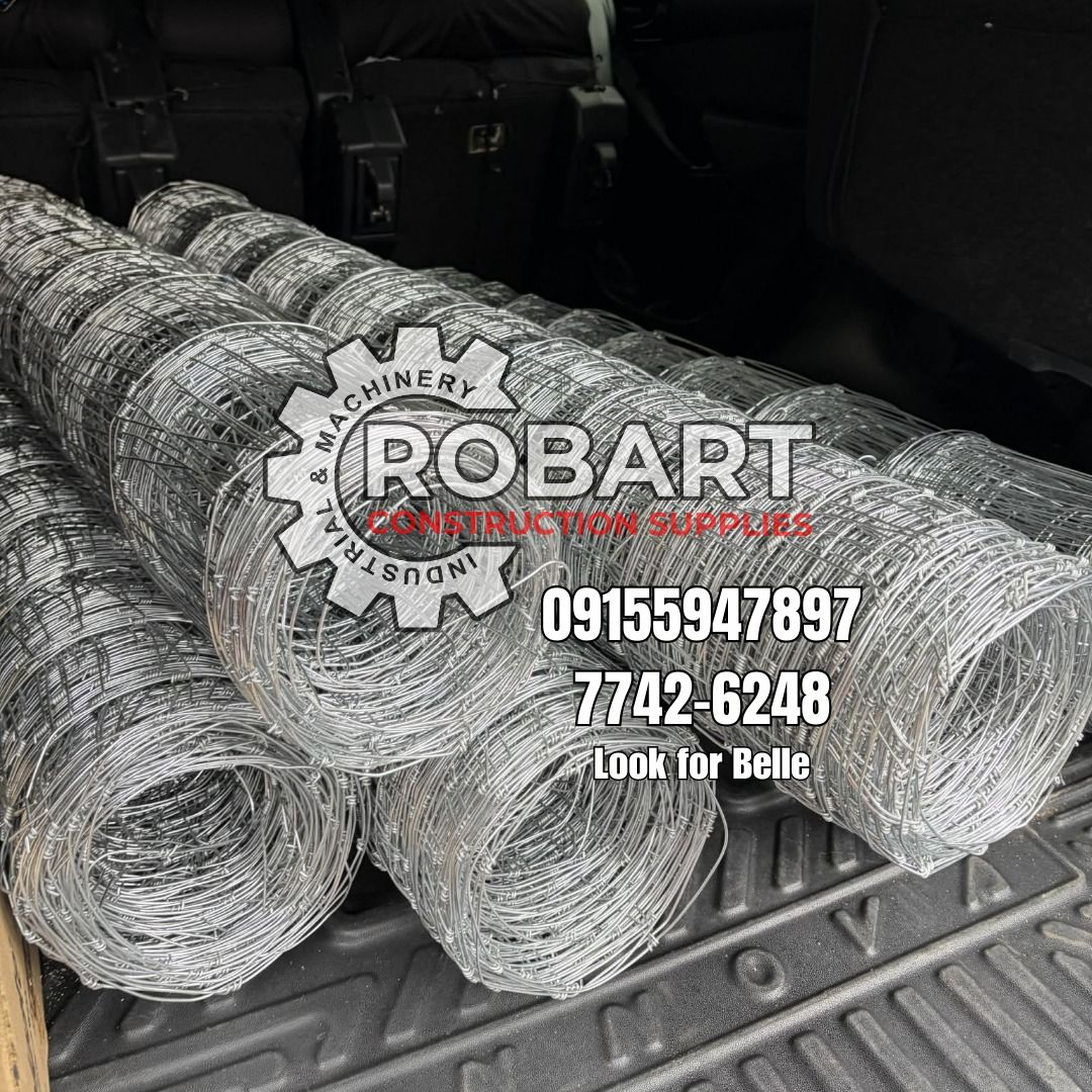 HOG Wire (Category: Construction & Building Materials) located in Caloocan City. Submitted by beyyroque37874 (Listing ID 1421948494, Image 3). Description: Hogwire Size: 9holes x 40yards 𝑹𝑶𝑩𝑨𝑹𝑻 𝑪𝑶𝑵𝑺𝑻𝑹𝑼𝑪𝑻𝑰𝑶𝑵 𝑺𝑼𝑷𝑷𝑳𝑰𝑬𝑺 Office Address: 1405 Yuseco St. Sta Cruz Manila SEND US MESSAGE FOR INQUIRIES ‼️‼️ Glb/Vibr: 0915-594-7897 Smrt: 0961-448-5593 Landline: (7746-6248 / 7002-2872) 𝓛𝓞𝓞𝓚 𝓕𝓞𝓡 𝓑𝓔𝓛𝓛𝓔 🔵100% Trusted Suppl