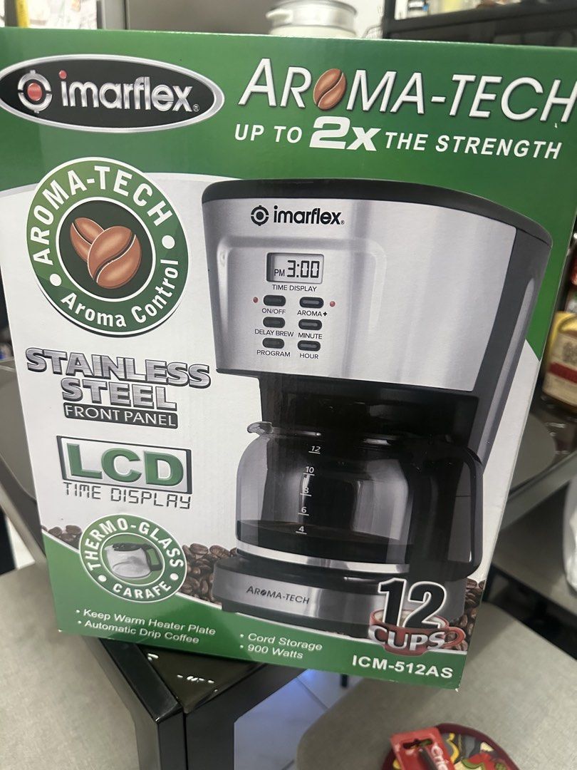 Rush! Imarflex Coffee Maker (Category: Coffee Machines & Makers) located in Quezon City. Submitted by heckab (Listing ID 1421964230, Image 3). Description: It was gifted to us during our wedding Never opened .