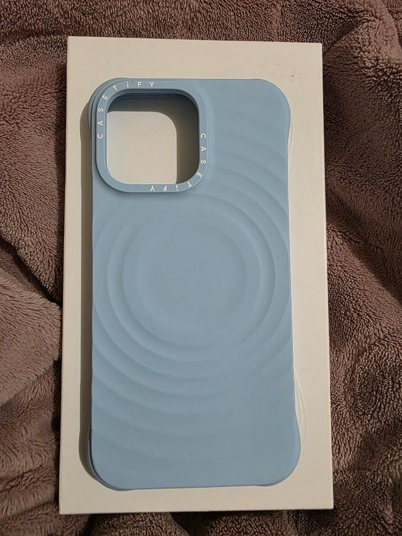 Iphone 15 Pro Max Casetify Cases (Category: Cases & Sleeves) located in Cebu City. Submitted by out_of_the_box (Listing ID 1422046918, Image 1). Description: Casetify Cases for iphone 15 pro max Blue Ripple - 1800 Mirror Bunny - 1600 Flower - 1200 Ribbon - 1200 Sonny Angel - 1000 Pink moon stars - 1000 All cases are like new already upgraded so selling them. Items are from Cebu but free shipping via JRS.