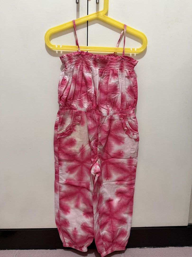 Janie and Jack Dress - Size 4 (Category: Babies & Kids Fashion) located in Marikina City. Submitted by satorrel (Listing ID 1421945233, Image 1). Description: - Janie and Jack dress, size 4 - Features a vibrant pink and white tie-dye design - Lightweight fabric, ideal for warm weather.