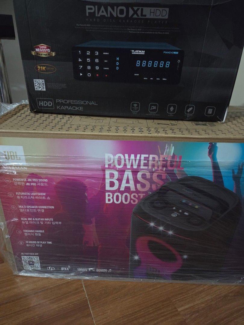 JBL PartyBox 120 with Platinum Karaoke Piano XL HDD, Audio, Soundbars ...