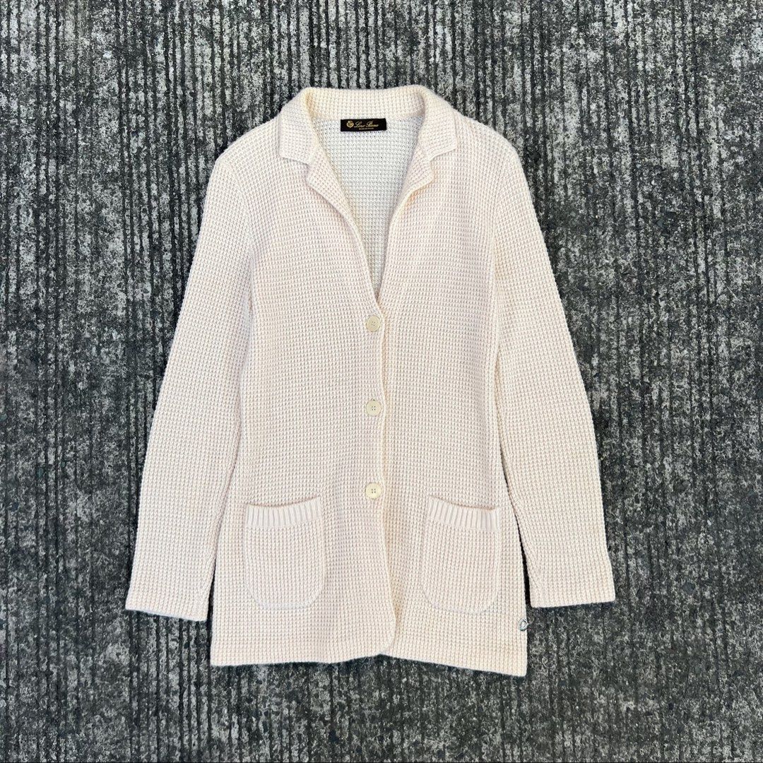 Loro Piana - Cashmere Blending Elbow Patch - Cardigan Jacket (Category: Coats, Jackets and Outerwear) located in Quezon City. Submitted by cityboycrates_ph (Listing ID 1421775359, Image 1). Description: This cashmere-blend cardigan jacket combines a delicate, dense knit with a structured yet flowing fit. Understated elbow patches add a touch of heritage, while the balanced silhouette ensures it looks polished whether open or closed. Resilient in 