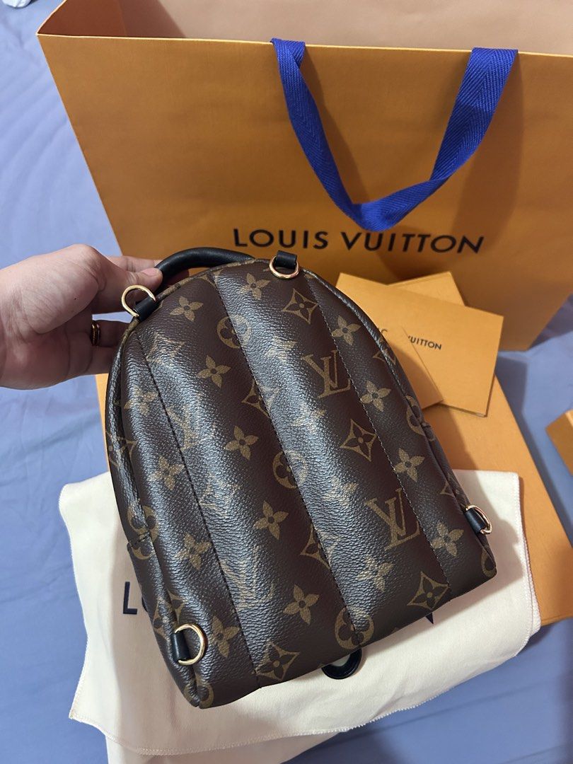 Louis Vuitton Mini Palm Springs Backpack (Category: Luxury Bags & Wallets) located in Las Pinas. Submitted by mooi.ph__ (Listing ID 1421960107, Image 3). Description: Complete inclusions With receipt bought in Japan 2024 Microchipped .