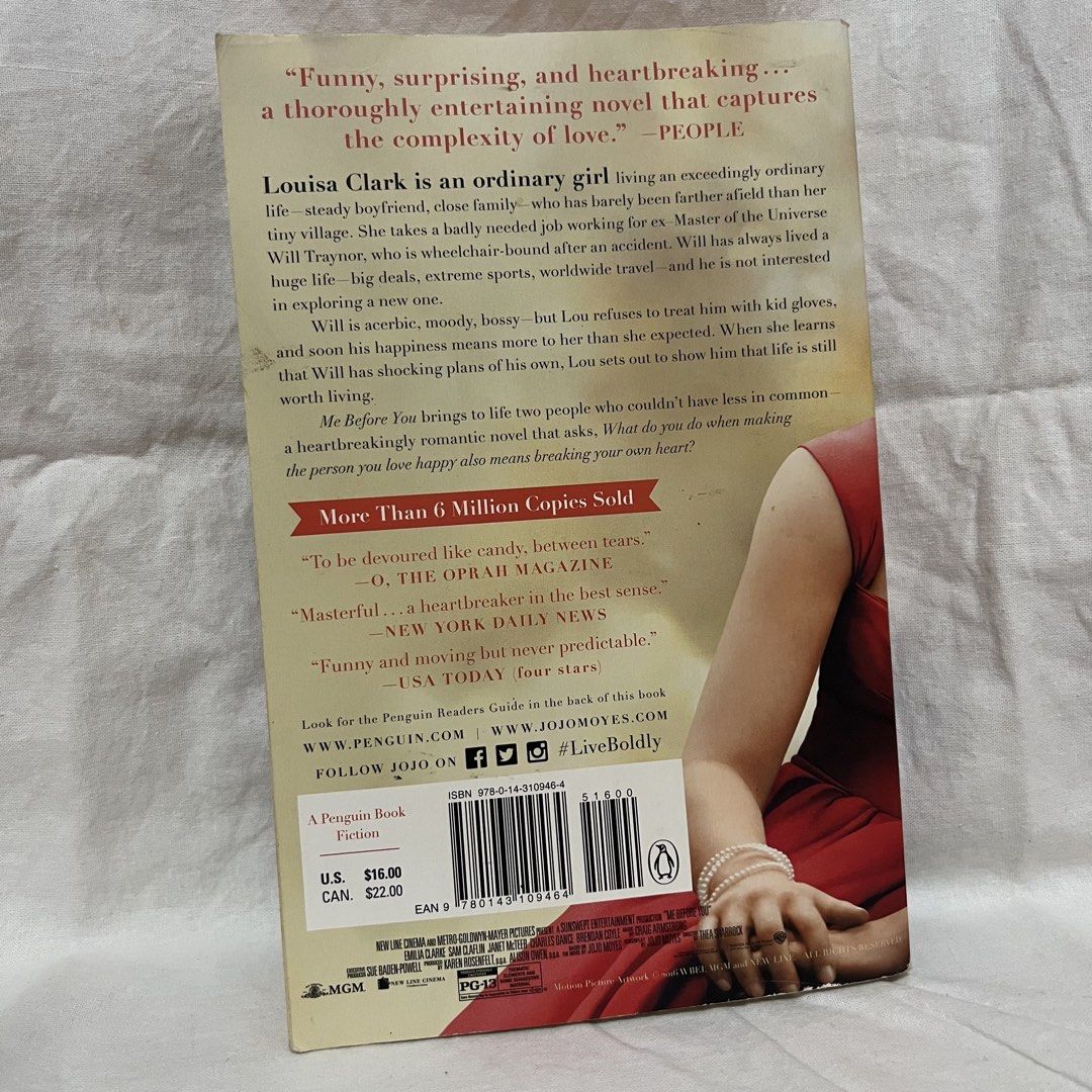 Me Before You by Jojo Moyes (Category: Storybooks) located in Pantabangan. Submitted by ninizz (Listing ID 1421954844, Image 3). Description: .