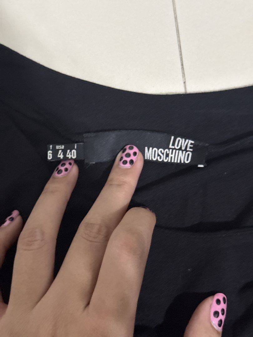 Moschino Asymmetrical Dress (Category: Dresses) located in Manila. Submitted by tranene_ (Listing ID 1422063869, Image 2). Description: i love moschino.