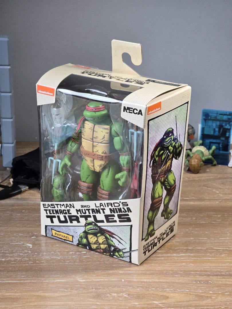 Neca Raphael Action Figure NECA TMNT Raphael Action Figure ninja turtle mcfarlane compatible ...