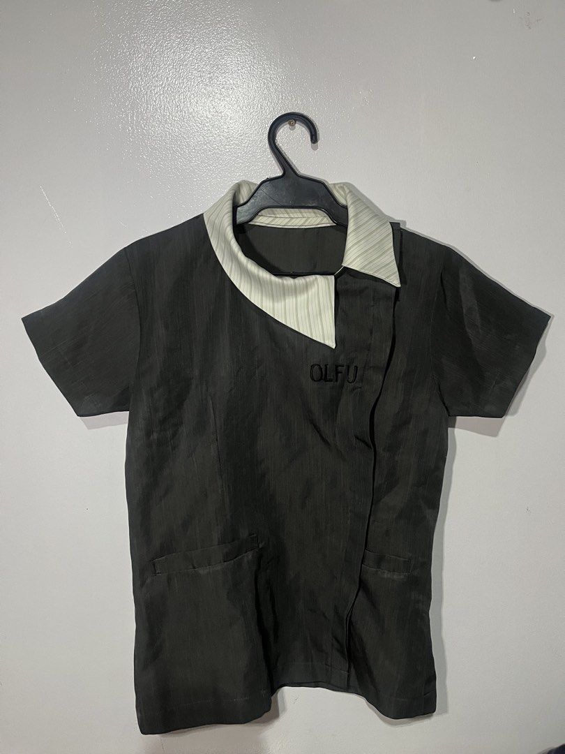 OLFU School Uniform Set (Category: Sets or Coordinates) located in Rizal. Submitted by k.clo_ (Listing ID 1421964673, Image 3). Description: Olfu uniform Polo and Skirt set fits xs to med almost new, since iba course ko.