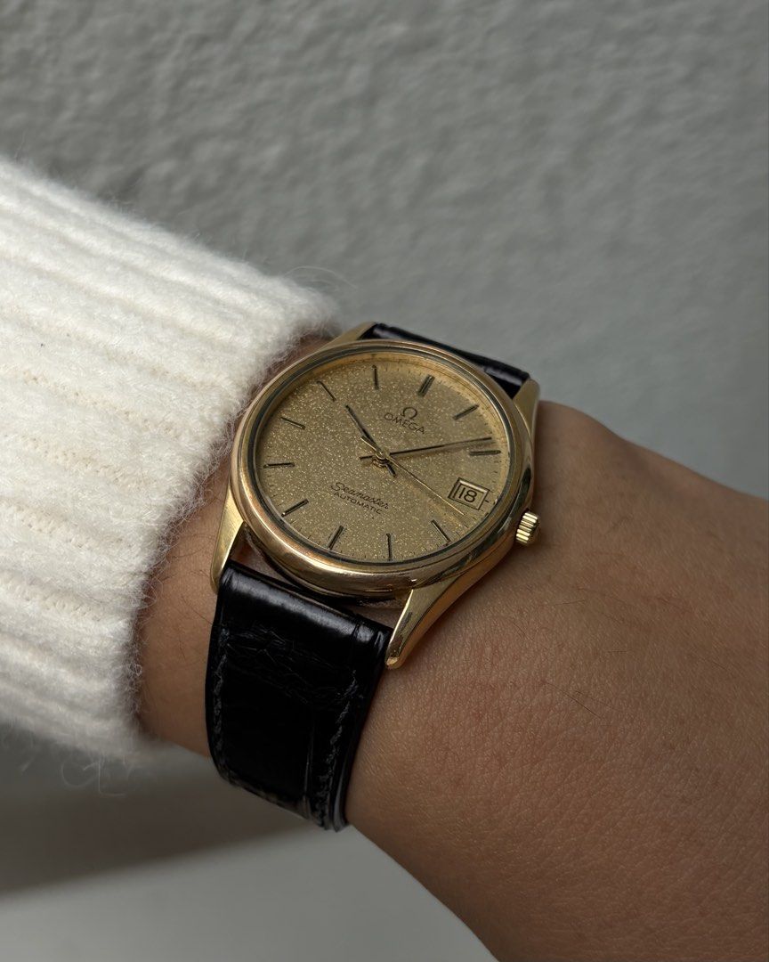 Omega Seamaster Darwin (Category: Men's Watches) located in Manila. Submitted by watchnetworkph (Listing ID 1421993360, Image 2). Description: Collectible ❕ Omega Seamaster Darwin — featuring its signature ‘stardust’ finish. Ref: 166.0281 PD: 1986 Caliber: O.1110 - Automatic Size: 33mm • Mint Condition P34,690 / $604.10.