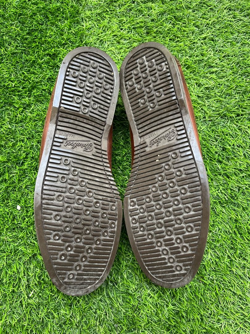 Paraboot Brown Leather Loafers (Category: Dress Shoes) located in Davao. Submitted by twistedswagger (Listing ID 1421942655, Image 3). Description: Genuine Paraboot loafers in brown leather. Features a classic penny loafer design with a stitched vamp and durable rubber sole. The shoes have the Paraboot logo embossed on the insole and sole. The size is visible inside the shoe. A timeless and stylish choice for everyday wear..