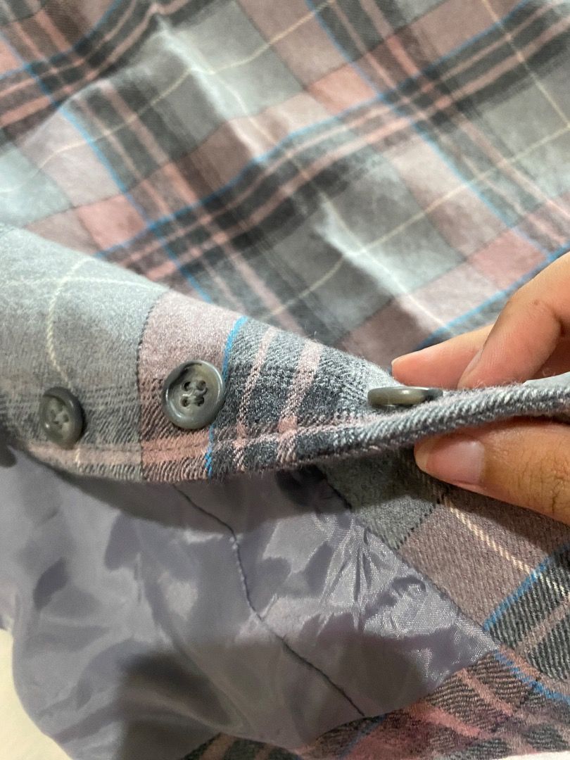 Plaid Wool Vest (Category: Vests) located in Quezon City. Submitted by channelkahel (Listing ID 1421997821, Image 3). Description: - gray, pink, and blue - thrifted, use twice - thick fabric with lining - excellent condition - fits s-m .
