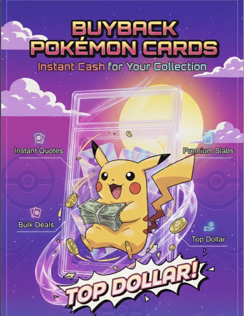 Pokemon Card Buyback - Instant Cash for Your Collection!, Bulletin Board,  Looking For on Carousell