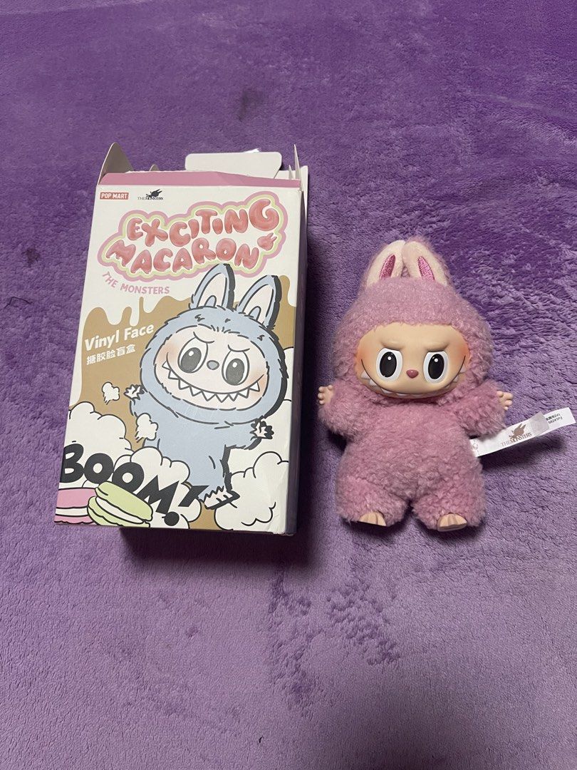 AUTHENTIC Pop Mart Exciting Macaron Labubu (Category: Designer & Blind Box Toys) located in Quezon City. Submitted by cmars_20 (Listing ID 1422018733, Image 1). Description: - Opened box - Lychee Berry - Authentic.