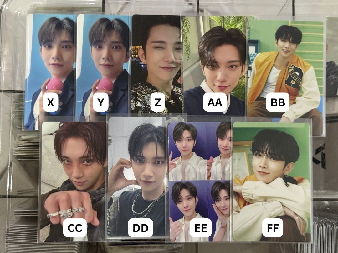 RANDOM PHOTOCARDS - SCOUPS, JEONGHAN, JOSHUA (Category: K-Wave Merchandise) located in Quezon City. Submitted by korecart7 (Listing ID 1421979445, Image 3). Description: WTS LFB PH SEVENTEEN RANDOM PHOTOCARDS - SCOUPS, JEONGHAN, JOSHUA • all onhand • x sensi, but all are in good condition • price range 50 - 200 • some items might be out of stock. please check my website for available photocards MOP: Maya, GoTyme, BPI MOD: J&T, SDD (QC) checkout l