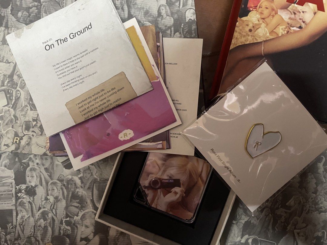 Rosé - R First Single Album Collection (Category: CDs & DVDs) located in Quezon City. Submitted by smarty0821 (Listing ID 1421943507, Image 3). Description: Rosé’s -R- First Single Album Complete version - Kit ver - Photobook ver - LP ver Everything are with complete inclusion and in pristine condition Hank and Rosé First Season's Greetings - SOLD MOP: Gcash, BPI, or any bank/e-wallet.