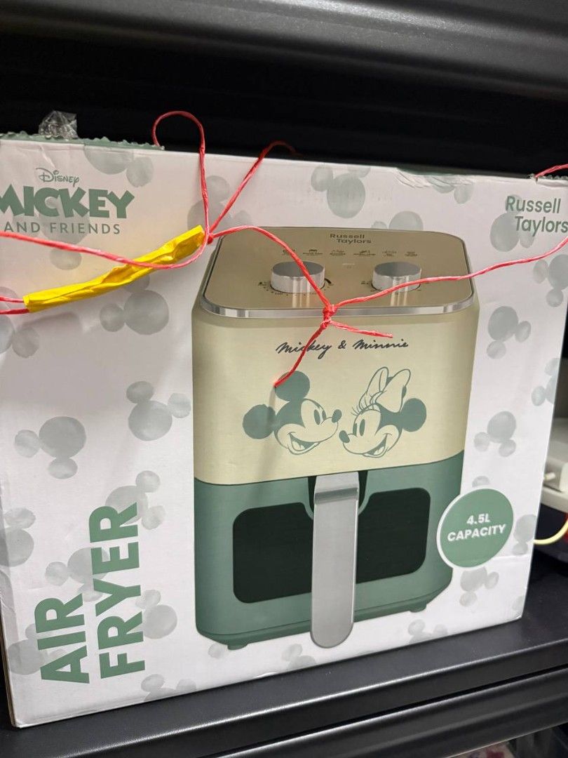 Russell Taylors Disney Mickey & Minnie Air Fryer 4.5L, TV & Home ...