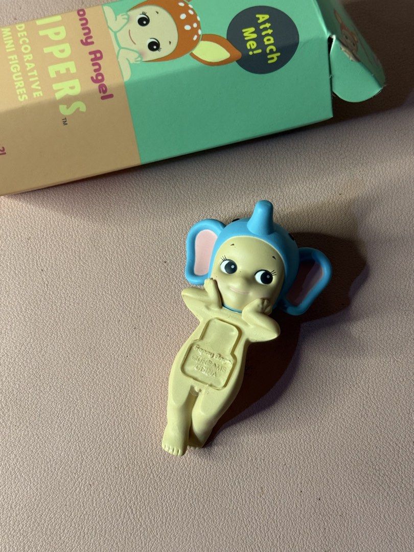 SONNY ANGEL ELEPHANT HIPPER (Category: Designer & Blind Box Toys) located in Quezon City. Submitted by cinnabutteroll (Listing ID 1422018271, Image 1). Description: 🐘 SONNY ANGEL ELEPHANT HIPPER • brand new, mint condition. unboxed only • bought last 15 feb 2026. w/receipt • firm price .