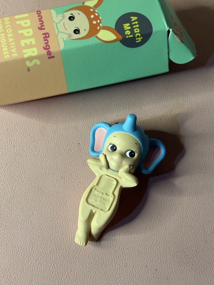SONNY ANGEL ELEPHANT HIPPER (Category: Designer & Blind Box Toys) located in Quezon City. Submitted by cinnabutteroll (Listing ID 1422018271, Image 2). Description: 🐘 SONNY ANGEL ELEPHANT HIPPER • brand new, mint condition. unboxed only • bought last 15 feb 2026. w/receipt • firm price .