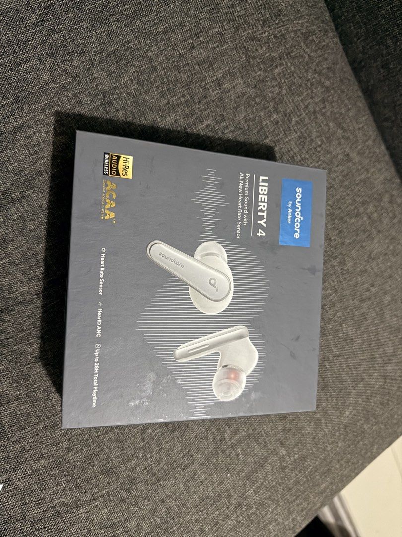 Soundcore Liberty 4 Wireless Earphones (Category: Earphones) located in Cainta. Submitted by kramirez (Listing ID 1422041180, Image 1). Description: For sale soundcore liberty 4 nc Only for 2200 Meetup around manila Pm for more details.