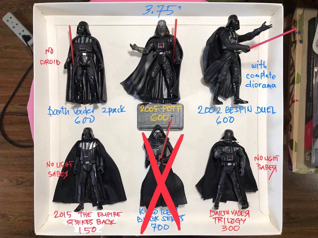 STAR WARS 3.75” MIX SALE (Category: Figurines & Statues) located in Navotas City. Submitted by miguelboogle (Listing ID 1403817050, Image 1). Description: RFS: FOR MY MEDICAL TREATMENT STAR WARS 3.75” FIGURES PRICES ARE IN THE PICTURES / SET SALE = 1OK LOOSE / NO CARDS or BOXES SOME GOOD AS NEW / SOME FAIR CONDITION NO BROKEN OR GLUED PARTS / STORED ONLY “WHAT U SEE IS WHAT U GET” Meet up @ Malabon OR Nuvali Or delivery of ur choice @ ur own expe
