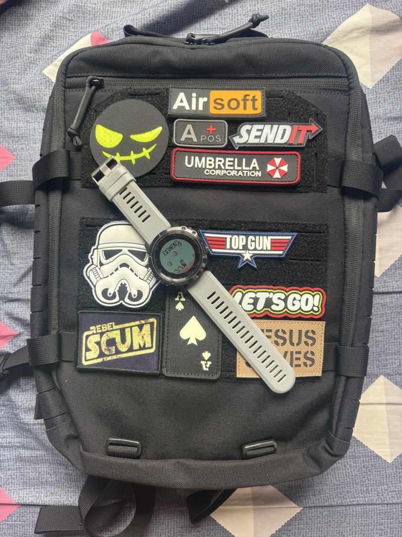 Tactical Backpack Black (Category: Backpacks) located in Quezon City. Submitted by ronsatch (Listing ID 1421941080, Image 3). Description: Padded laptop bag bnew Patches can be purchased separately Location Cubao QC.