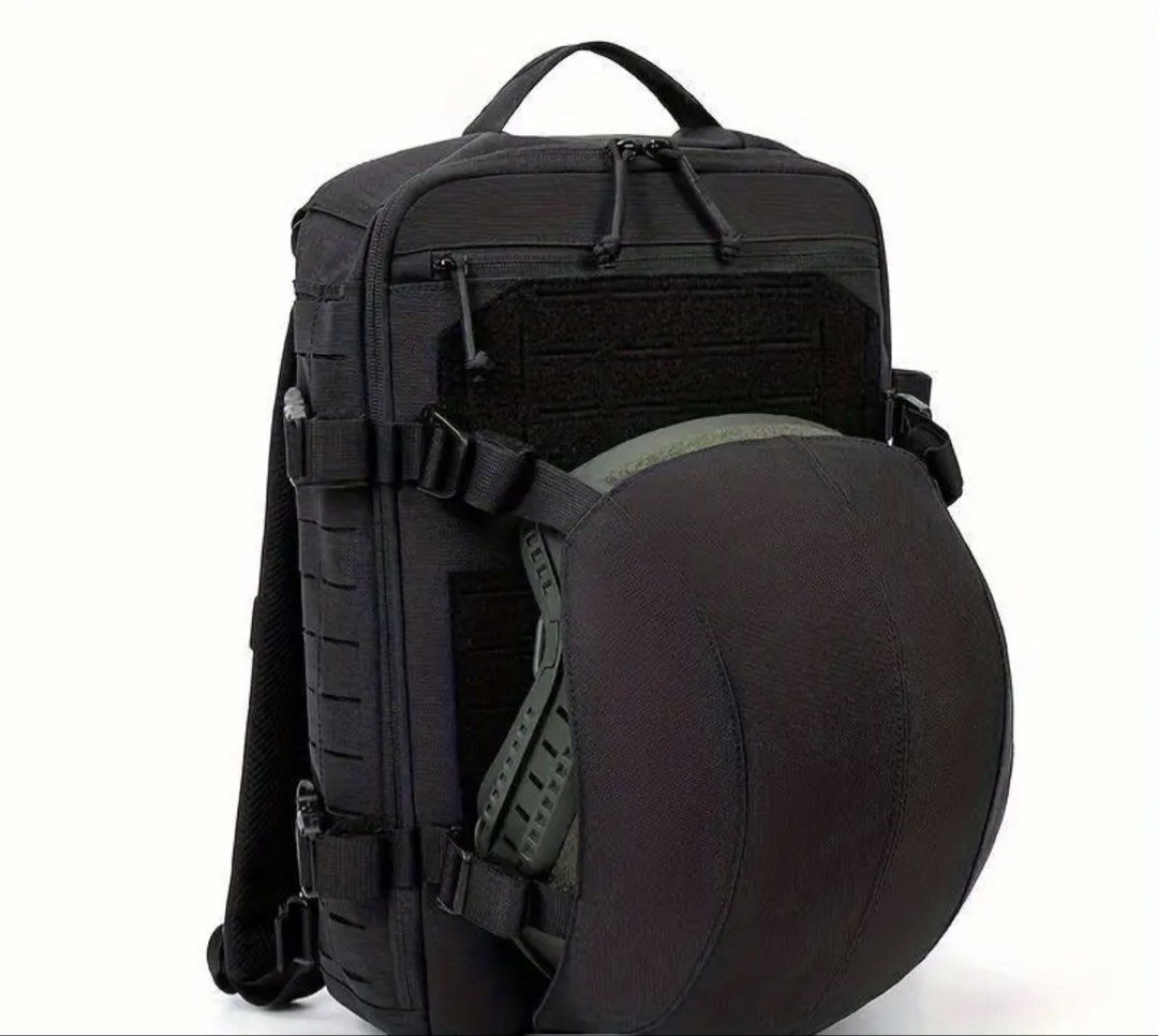 Tactical Backpack Black (Category: Backpacks) located in Quezon City. Submitted by ronsatch (Listing ID 1421941080, Image 2). Description: Padded laptop bag bnew Patches can be purchased separately Location Cubao QC.