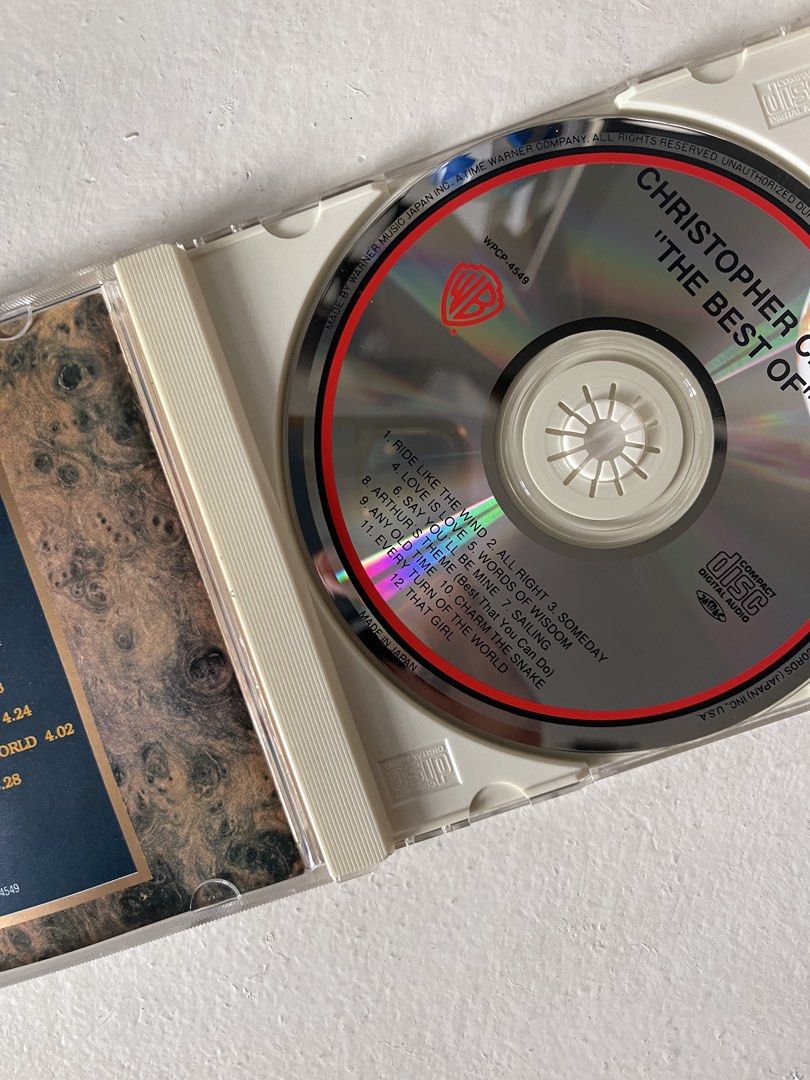 The Best of Christopher Cross CD (Category: CDs & DVDs) located in Pasig City. Submitted by vr1998 (Listing ID 1421953866, Image 2). Description: NM.