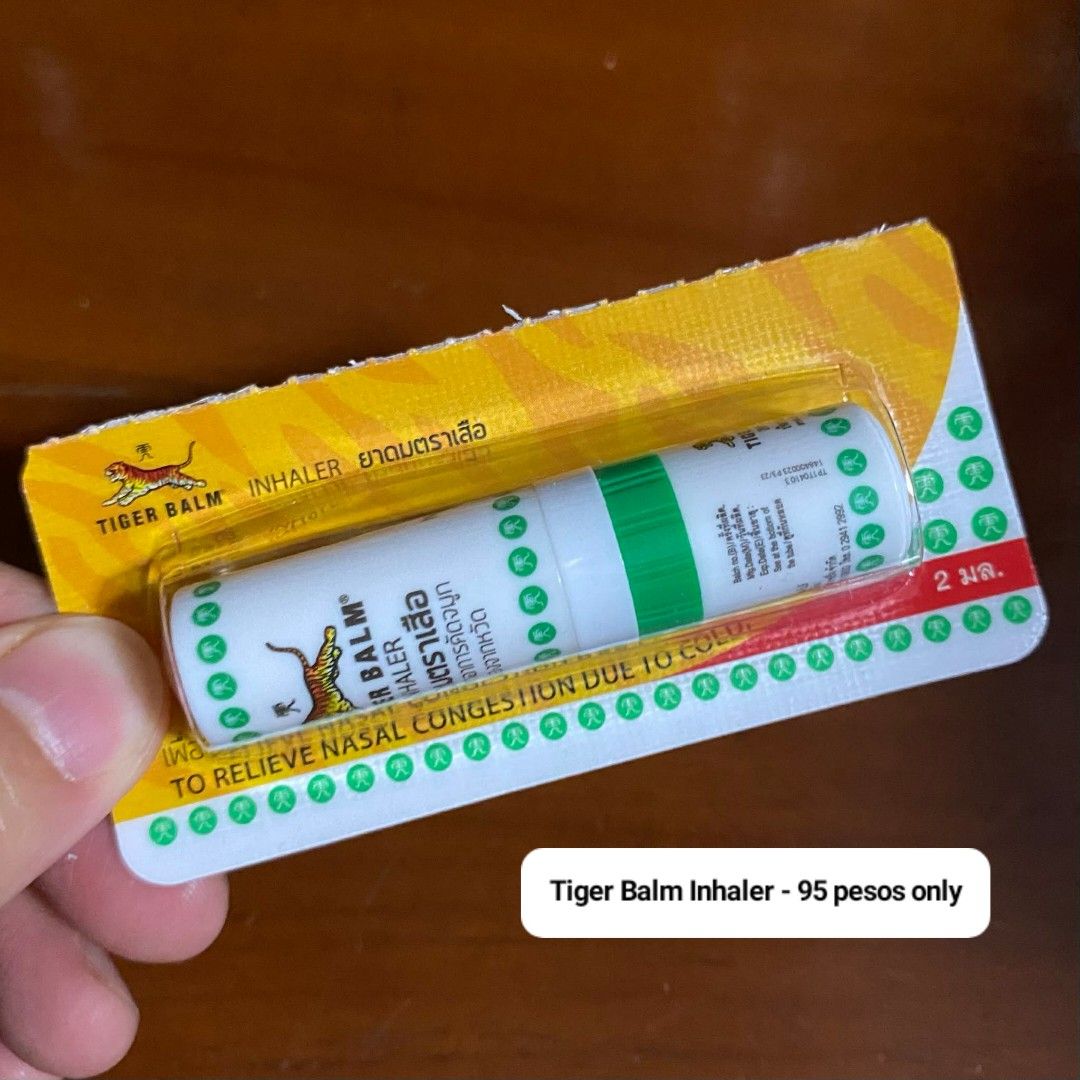 Tiger Balm Inhaler (Category: Body Care) located in Caloocan City. Submitted by MayumiandMithi (Listing ID 1228138784, Image 1). Description: Made in Thailand Price per piece.