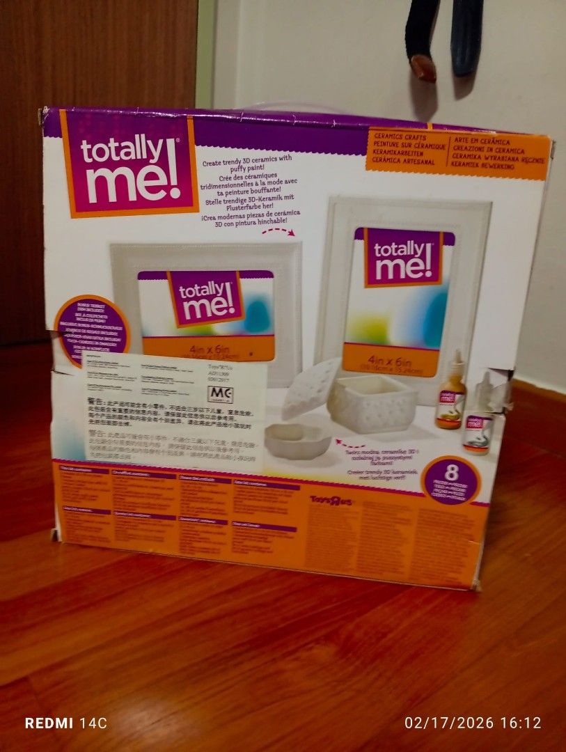 Totally Me! Puffy Paint Pottery Kit, Hobbies & Toys, Stationery & Craft ...