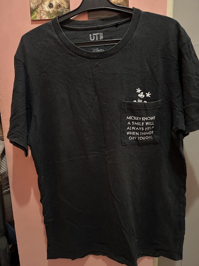 Uniqlo UT Disney Mickey Mouse Pocket Tee (Category: Tshirts & Polo Shirts ) located in Cainta. Submitted by hersheys17 (Listing ID 1422013448, Image 1). Description: Color 8/10.