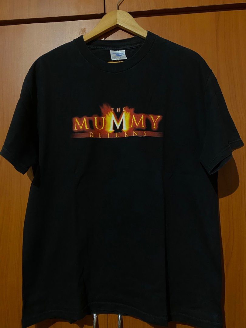 Vintage RARE The Mummy Returns Shirt (Category: Tshirts & Polo Shirts ) located in Quezon City. Submitted by maxvintage (Listing ID 1422015575, Image 2). Description: Vintage The Mummy Returns Shirt L on Tennesse River Tag (21x28) Very Rare '01 Dated Variant PM to deal 📩.
