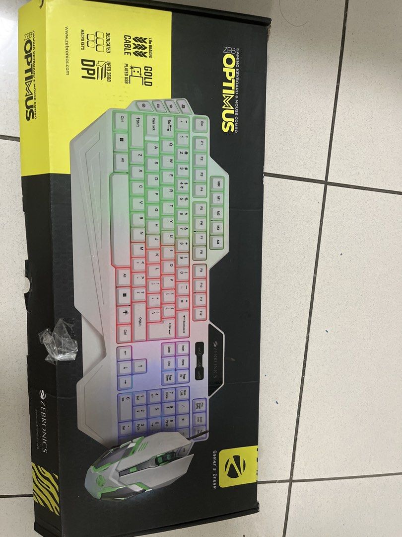 Zebronics Optimus Gaming Keyboard and Mouse Combo458944463137689602