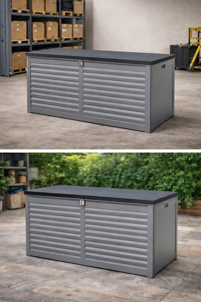 ✅490L outdoor storage box new (Category: Outdoors & Gardening) located in Dandenong. Submitted by livefox_f92570 (Listing ID 1422135305, Image 2). Description: New in Box Pickup from warehouse location in Dandenong open from 10am to 6pm Monday, Thursday and Friday 11:30am-6pm Tuesday and Wednesday 10am-4pm Saturday and Sunday or Doncaster by arrangement 🛒 More models & online orders: https://thepickupshop.com.au/collections/all?page=4 .