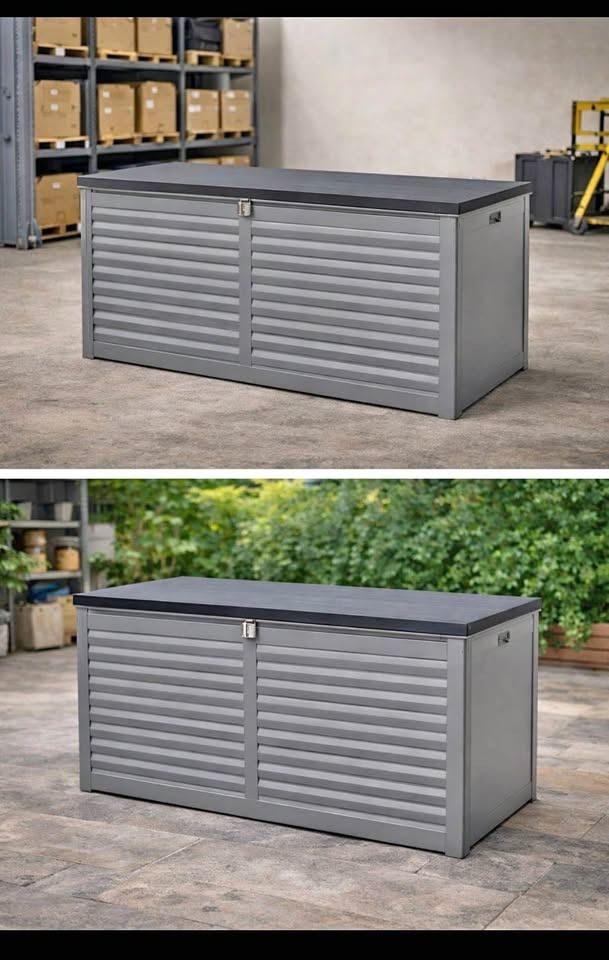 ✅490L outdoor storage box new (Category: Outdoors & Gardening) located in Dandenong. Submitted by livefox_f92570 (Listing ID 1422135305, Image 1). Description: New in Box Pickup from warehouse location in Dandenong open from 10am to 6pm Monday, Thursday and Friday 11:30am-6pm Tuesday and Wednesday 10am-4pm Saturday and Sunday or Doncaster by arrangement 🛒 More models & online orders: https://thepickupshop.com.au/collections/all?page=4 .
