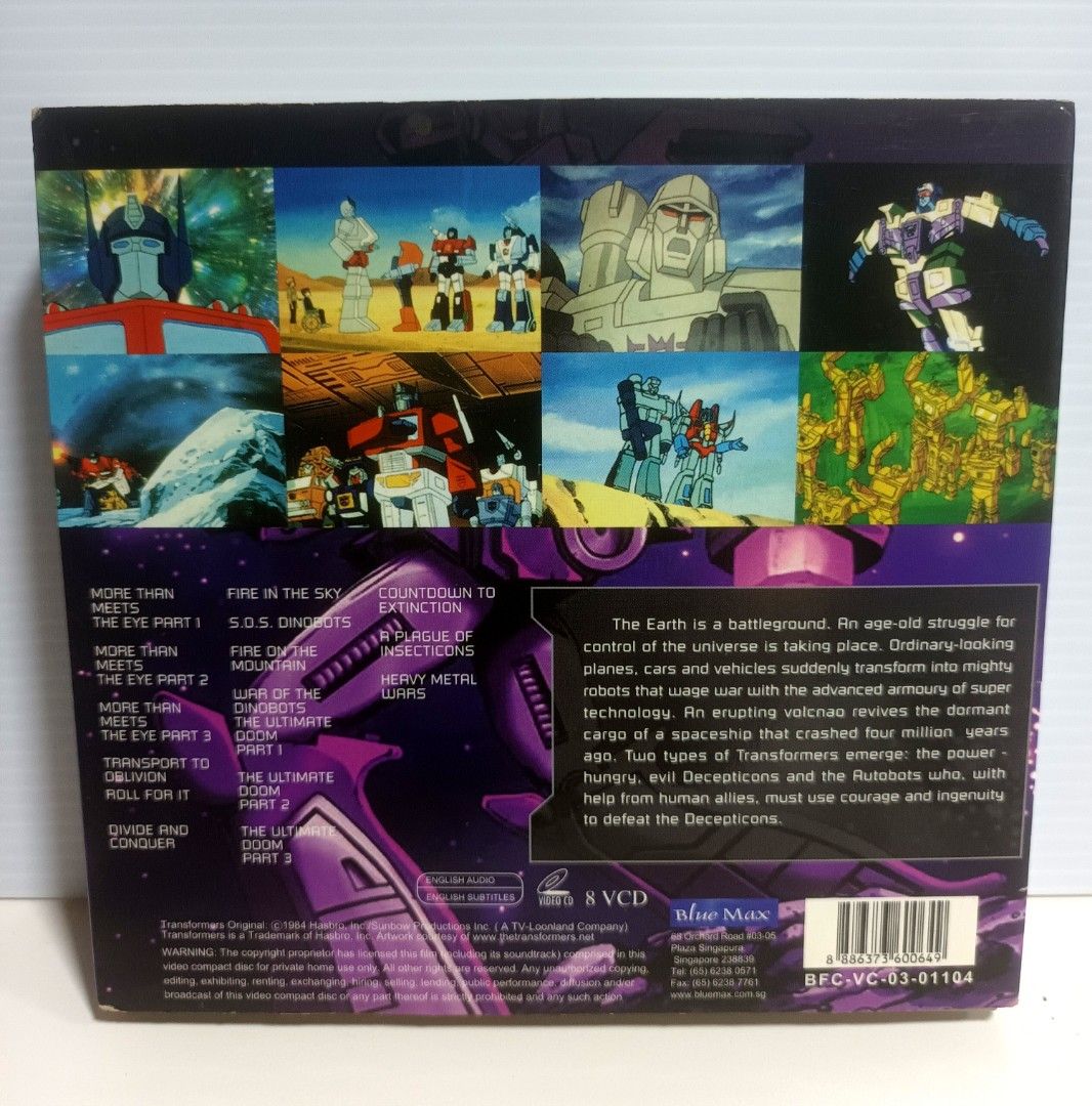 ️ [VCD BOXSET] The Original Transformers Season 1, Hobbies & Toys ...