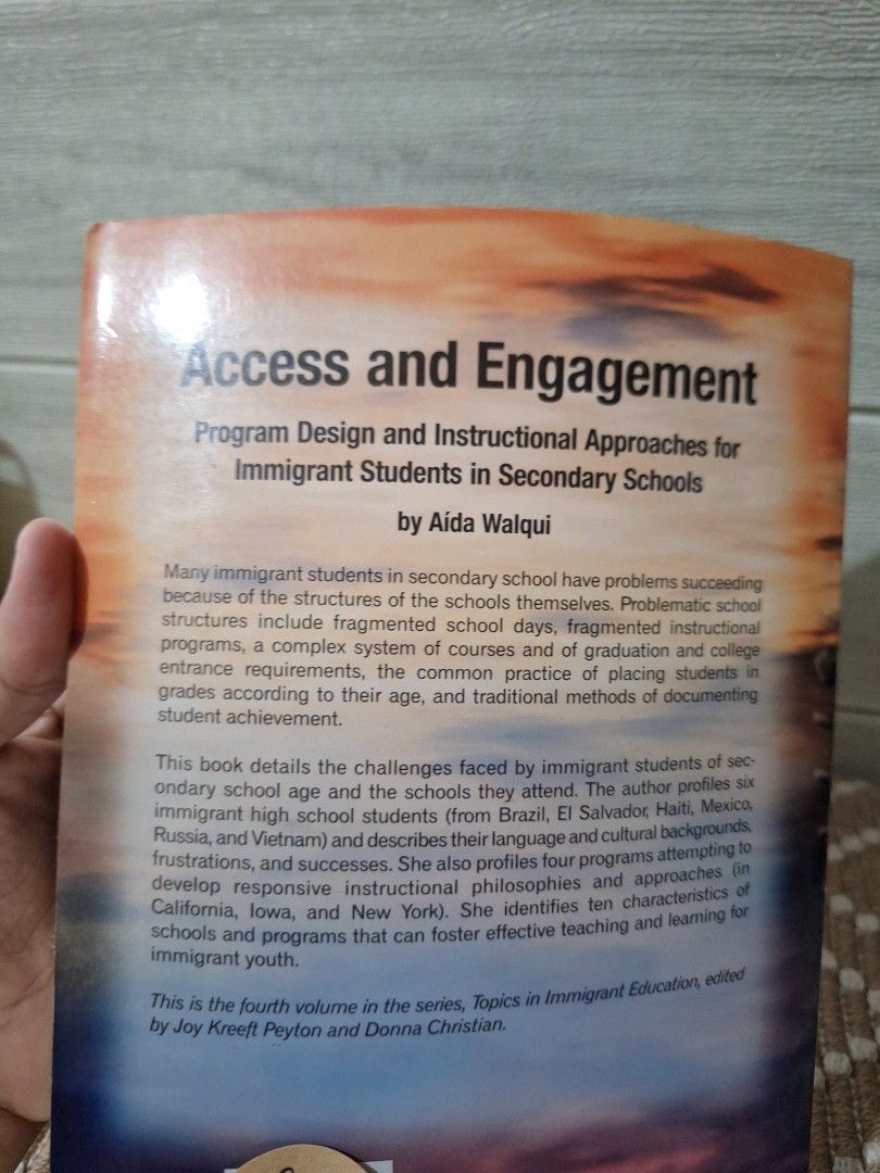 Access and Engagement: Program Design Book (Category: Textbooks) located in Naga. Submitted by bellebargainbox (Listing ID 1422144674, Image 3). Description: free for every 300 worth of purchase.