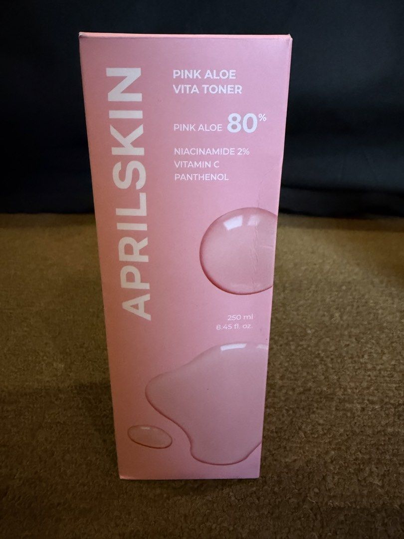 Aprilskin Skincare Set (Category: Face Care) located in Mandaluyong City. Submitted by jim.dc (Listing ID 1422149913, Image 2). Description: Pink Aloe Vita Toner - Php800 Real Calendula Peel Off Pack - Php500 Carrotene Pore Clay Mask - Php400 Pink Aloe Pack Cleanser - Php500 Carrotene Hydromelt Cleansing Balm - Php600 Carrotene Hydro Clearing Solution - Php700 Pink Aloe Mucin Serum - Php700 Jelly Brush - Php150 Whole set - Php4,000 firm.