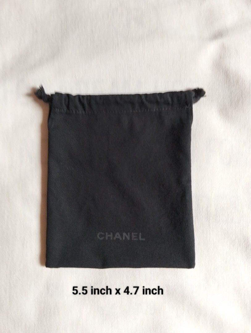 Authentic Chanel dust bag dustbag for accessories (Category: Luxury Accessories) located in Zamboanga. Submitted by luxuryaccessories_ella.2022 (Listing ID 1422094035, Image 1). Description: 👉 Authentic 👉good for jewelries 👉 already wash 👉add sf 👉Loc po is Mindanao 👉 shipping thru J &T add 85 sa sf 👉MOP:Gcash or BPI.