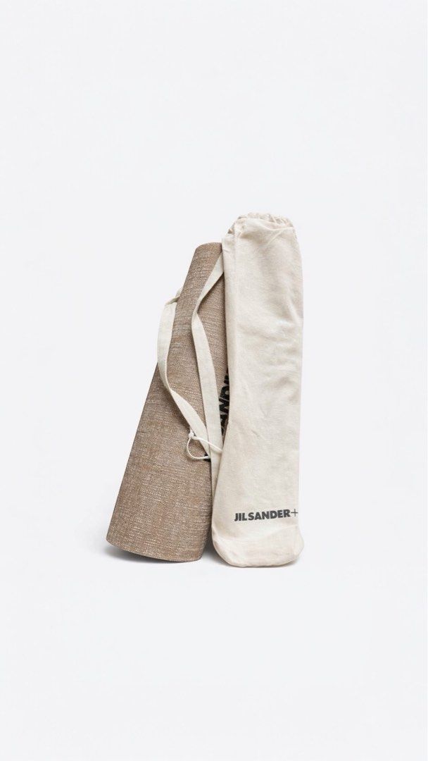 Authentic Jil Sander Yoga Mat (Preorder) (Category: Exercise Mats) located in Manila. Submitted by designerarchives.ph (Listing ID 1422214476, Image 2). Description: - RARE | Jil Sander yoga mat - Textured, neutral-toned fabric - Includes a matching carrying bag Srp is ₱20k, already selling low! Limited stocks only - 50% DP is required to process your order - 7 to 10 days estimate - Buyer will shoulder local shipping fee - No return, no refund..