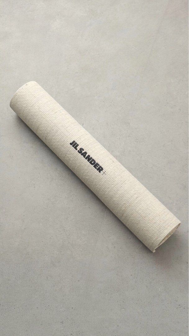 Authentic Jil Sander Yoga Mat (Preorder) (Category: Exercise Mats) located in Manila. Submitted by designerarchives.ph (Listing ID 1422214476, Image 1). Description: - RARE | Jil Sander yoga mat - Textured, neutral-toned fabric - Includes a matching carrying bag Srp is ₱20k, already selling low! Limited stocks only - 50% DP is required to process your order - 7 to 10 days estimate - Buyer will shoulder local shipping fee - No return, no refund..