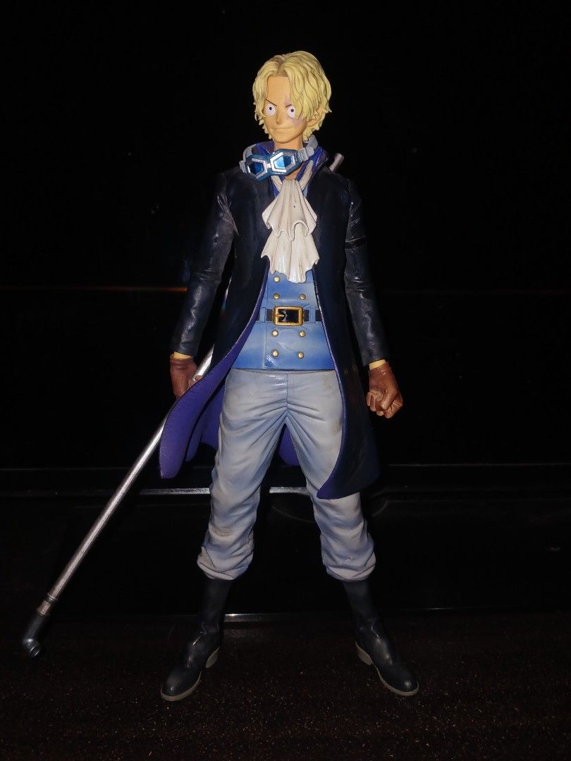 Banpresto One Piece Master Stars Piece Sabo Special Version (Category: Figurines & Statues) located in Santa Rosa. Submitted by d_____esire (Listing ID 1422162985, Image 1). Description: - Sabo figure from One Piece. - Features Sabo's signature outfit. - Includes staff and goggles. - Detailed facial expression. - High-quality design..