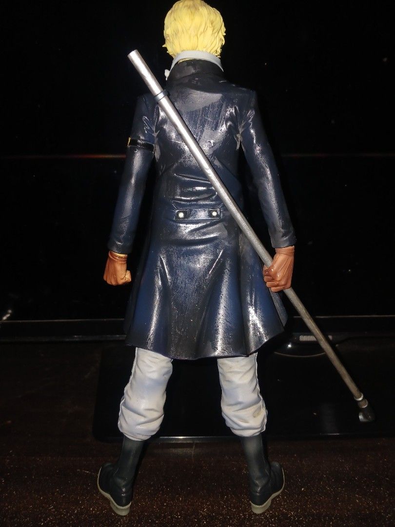 Banpresto One Piece Master Stars Piece Sabo Special Version (Category: Figurines & Statues) located in Santa Rosa. Submitted by d_____esire (Listing ID 1422162985, Image 2). Description: - Sabo figure from One Piece. - Features Sabo's signature outfit. - Includes staff and goggles. - Detailed facial expression. - High-quality design..