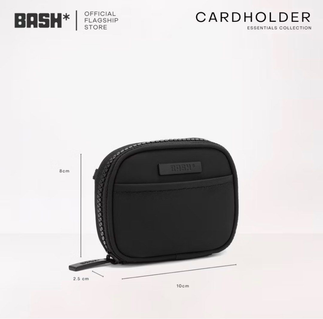 BASH Cardholder ash black (Category: Wallets & Card holders) located in Quezon City. Submitted by etceterass (Listing ID 1422106261, Image 2). Description: Bash cardholder Ash - 2pcs Black - 2pcs Bnew unused. With proof of purchase RFS: pang pasalubong sana kaso di umabot ung delivery.