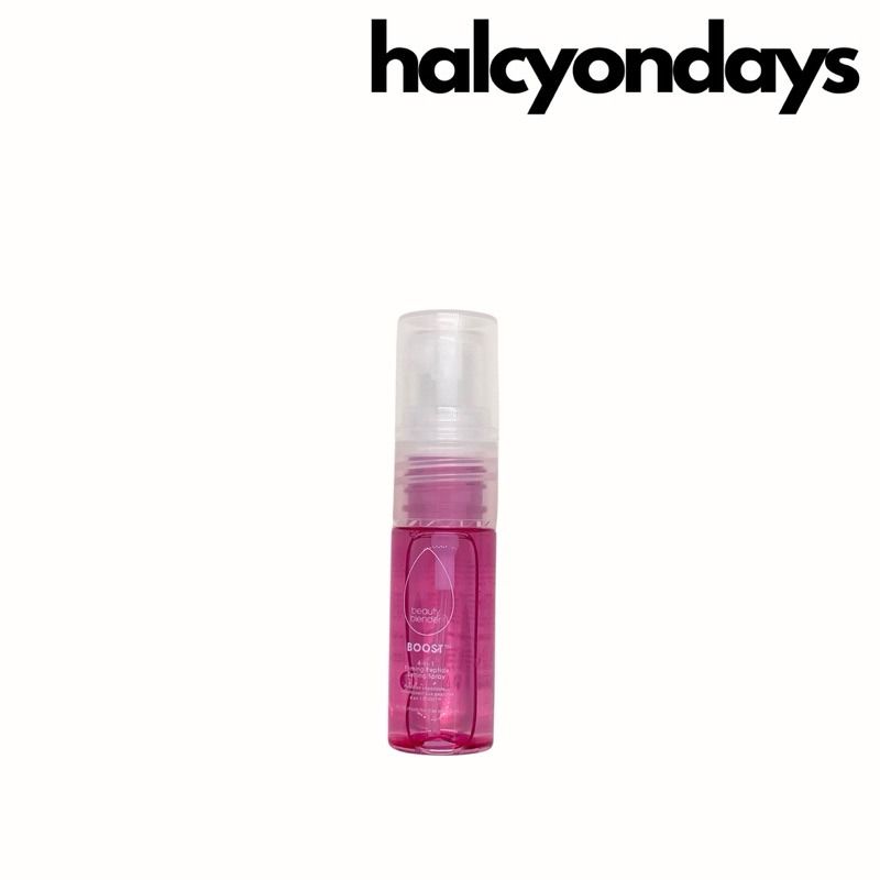BEAUTY BLENDER BOOST 4-in-1 Setting Spray (13ML) (Category: Makeup) located in San Mateo. Submitted by halcyondays_ (Listing ID 1422191681, Image 1). Description: BEAUTY BLENDER BOOST 4-in-1 Setting Spray TAKE NOTE: 13ML A multi-tasking setting spray that sets makeup for up to 18 hours, plumps skin, blurs pores and reduces shine. Set makeup for up to 18 hours, plump skin, blur pores, and reduce shine with this multitasking setting spray. This mul