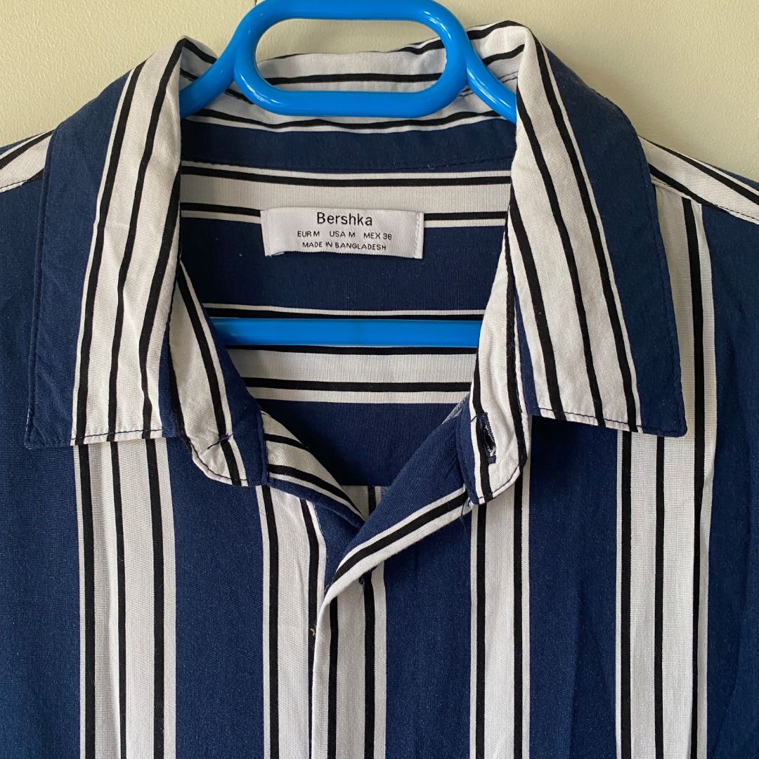 Bershka Striped Polo (Size M) (Category: Tshirts & Polo Shirts ) located in Quezon City. Submitted by wtfchipchrome (Listing ID 1422179374, Image 3). Description: ‼️LAST PRICE POSTED‼️ *TERMS & CONDITIONS AS OF MARCH 13, 2026* (PLEASE READ BEFORE TRANSACTING WITH ME) A. Any inquiries/concerns regarding the item (current condition, more photos, etc.) must be raised BEFORE ORDERING, so ask all you can! :) B. PAY AS YOU ORDER/RESERVE/MAKE OFFER - ‘O