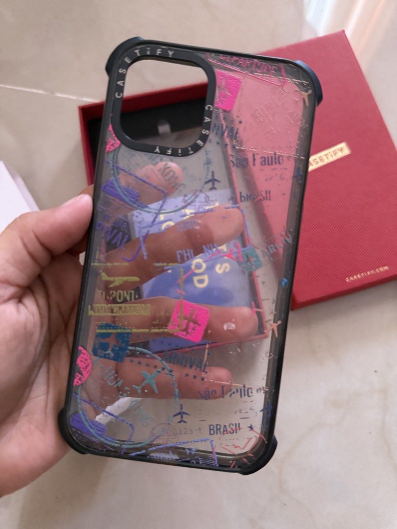 Casetify travel flight iphone 12 pro case (Category: Cases & Sleeves) located in Manila. Submitted by aneajmik (Listing ID 1422136654, Image 2). Description: Good condition Original.