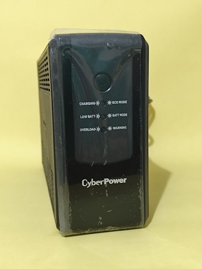 CyberPower UPS UT800EG (Category: Other Accessories) located in Manila. Submitted by gpmartinez26575 (Listing ID 1422121885, Image 1). Description: - Line-interactive UPS Topology - Automatic Voltage Regulation (AVR) - LED Status Indicator - Surge and Spike Protection - High-speed Ethernet Data Transmission - EMI and RFI Filtration - Energy Saving Technology - Generator Compatible - Overload Protection - Phone/Fax/Modem/DSL/Network Protection - C